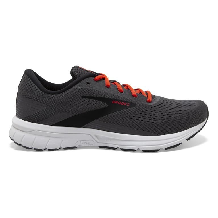 Brooks Mens Signal 3 Road Running Shoes - Blackened Pearl/Black/Red Clay (783504-AIO)